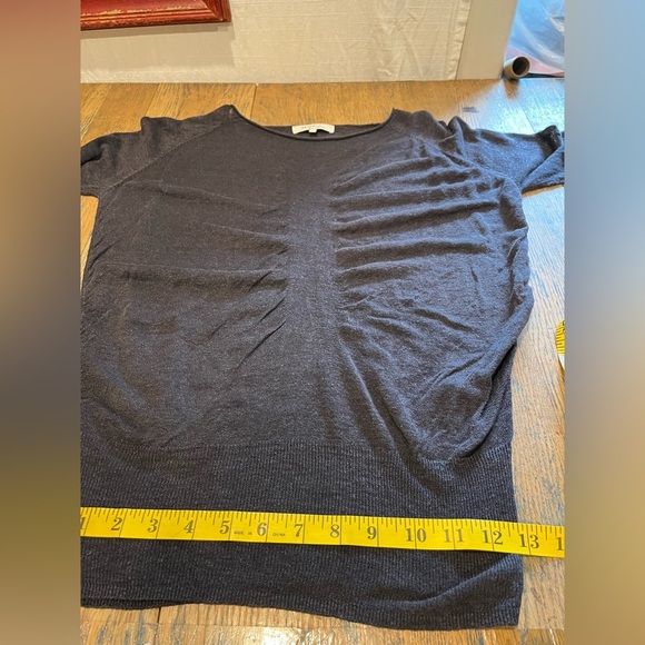 🩶 SANDWICH – Grey Lightweight 3/4 Sleeve Knit Top (XS - Picture 4 of 7